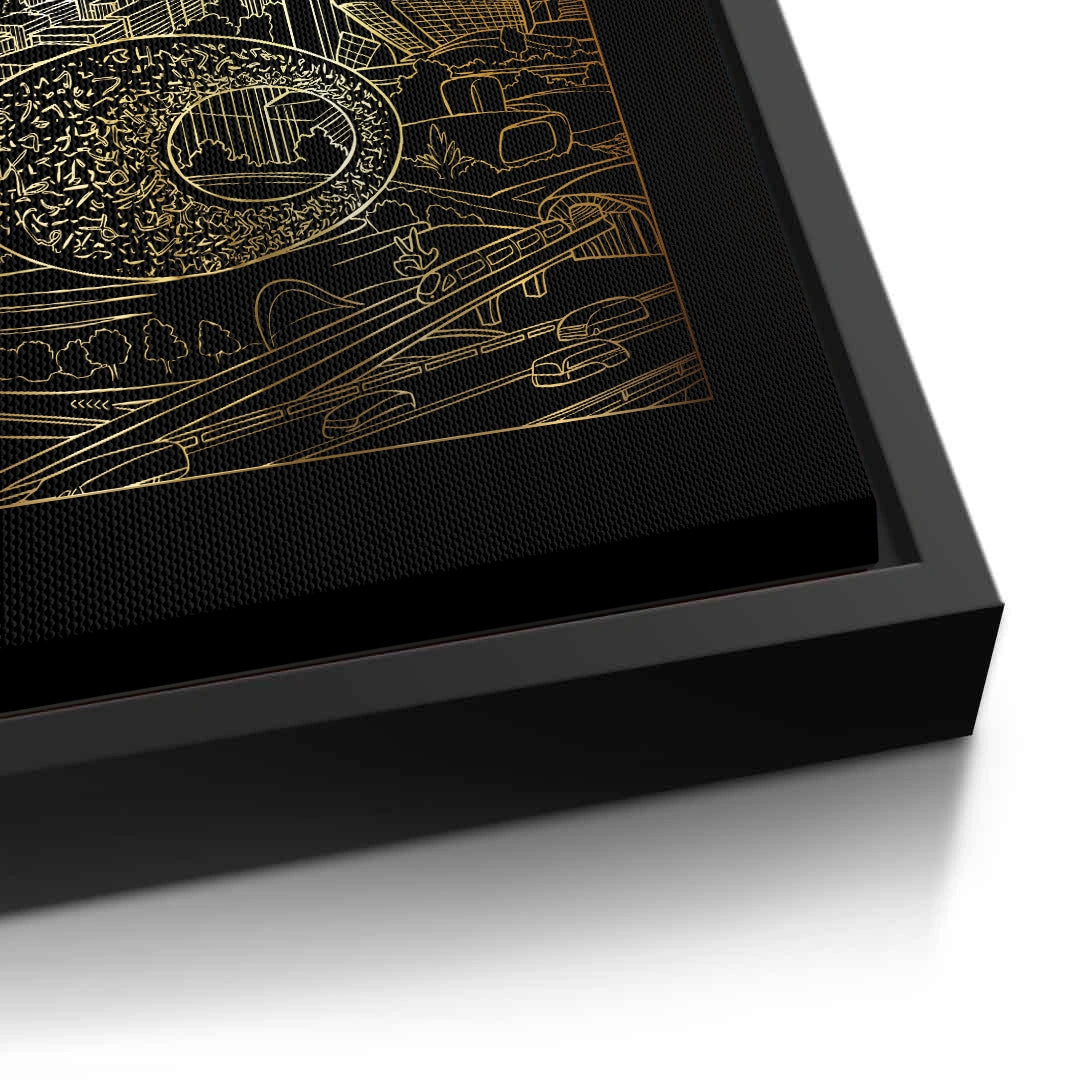 2The Dubai Iconic Skyline - Canvas