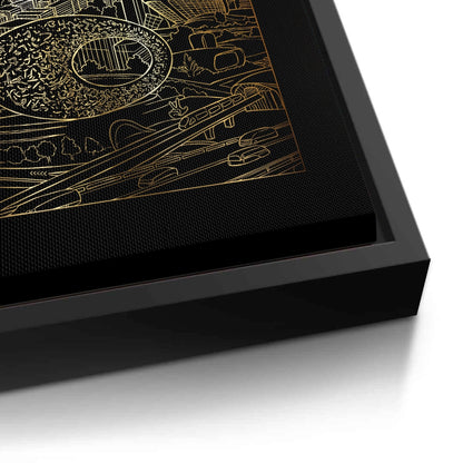 The Dubai Iconic Skyline - Canvas