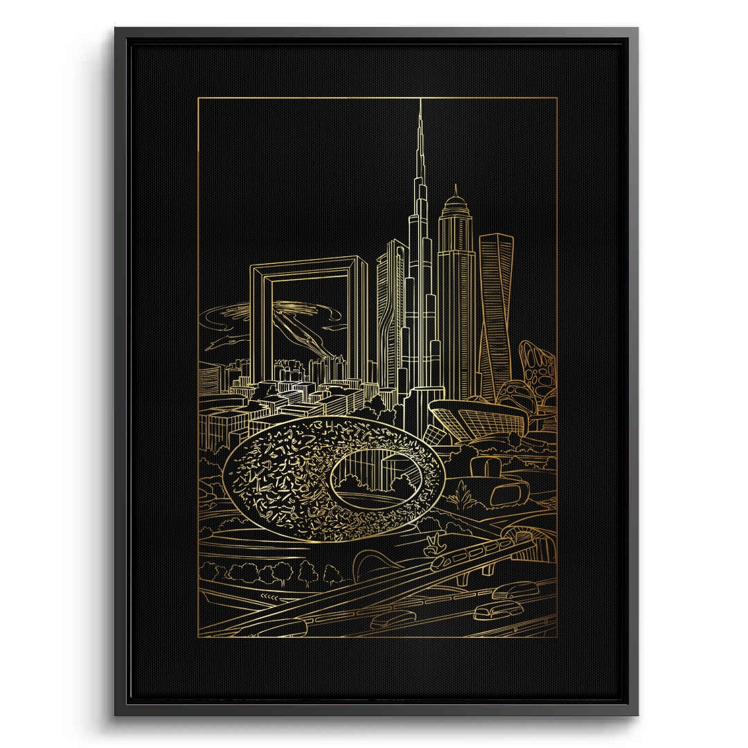 2The Dubai Iconic Skyline - Canvas