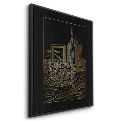 The Dubai Iconic Skyline - Canvas