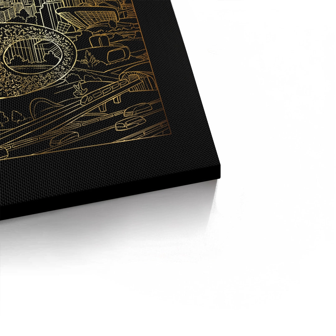 2The Dubai Iconic Skyline - Canvas