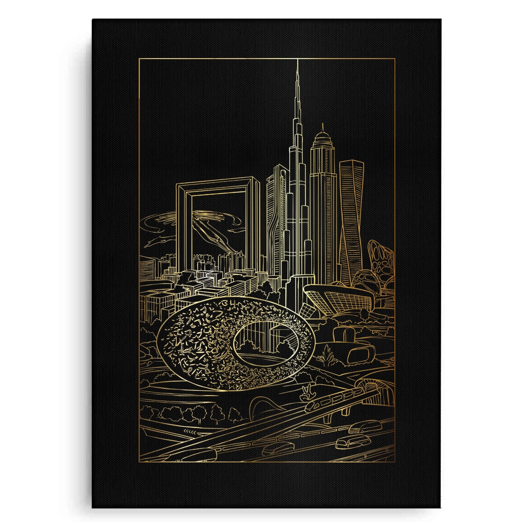 2The Dubai Iconic Skyline - Canvas