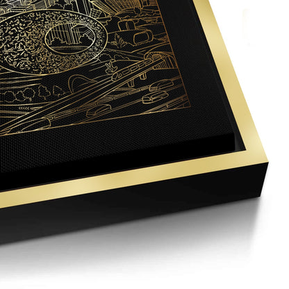 The Dubai Iconic Skyline - Canvas