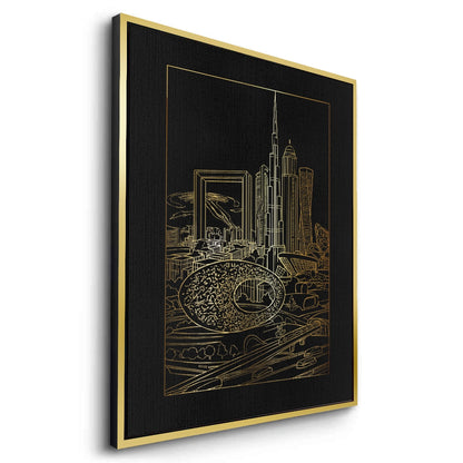 The Dubai Iconic Skyline - Canvas