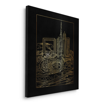 The Dubai Iconic Skyline - Canvas
