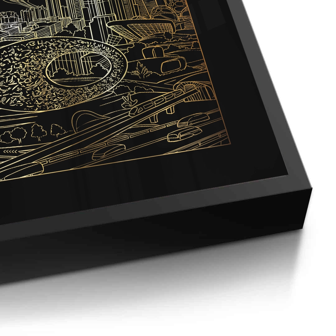 2The Dubai Iconic Skyline - Fine Art