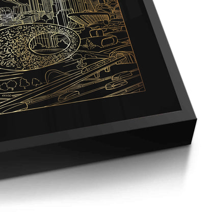 The Dubai Iconic Skyline - Fine Art