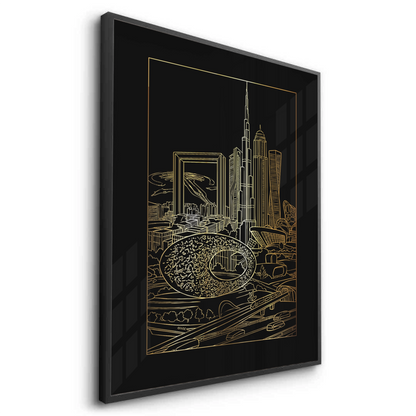 The Dubai Iconic Skyline - Fine Art