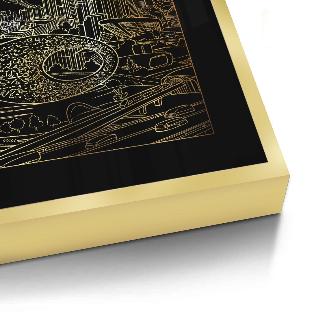 2The Dubai Iconic Skyline - Fine Art