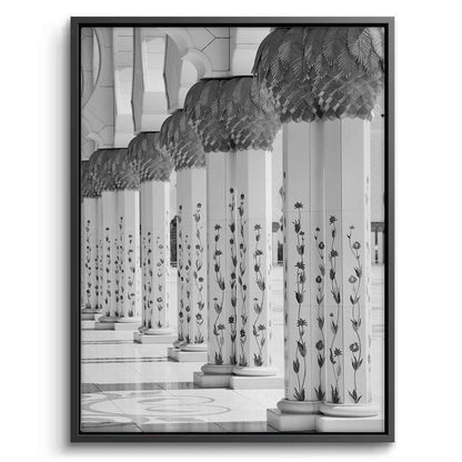 The Floral Pillars - Canvas