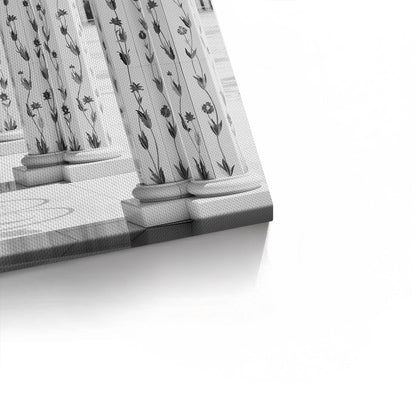 The Floral Pillars - Canvas