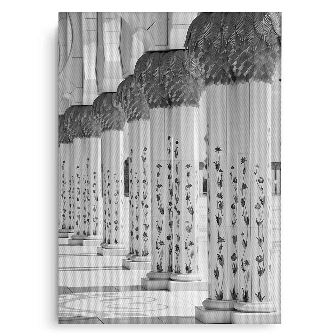 2The Floral Pillars - Canvas