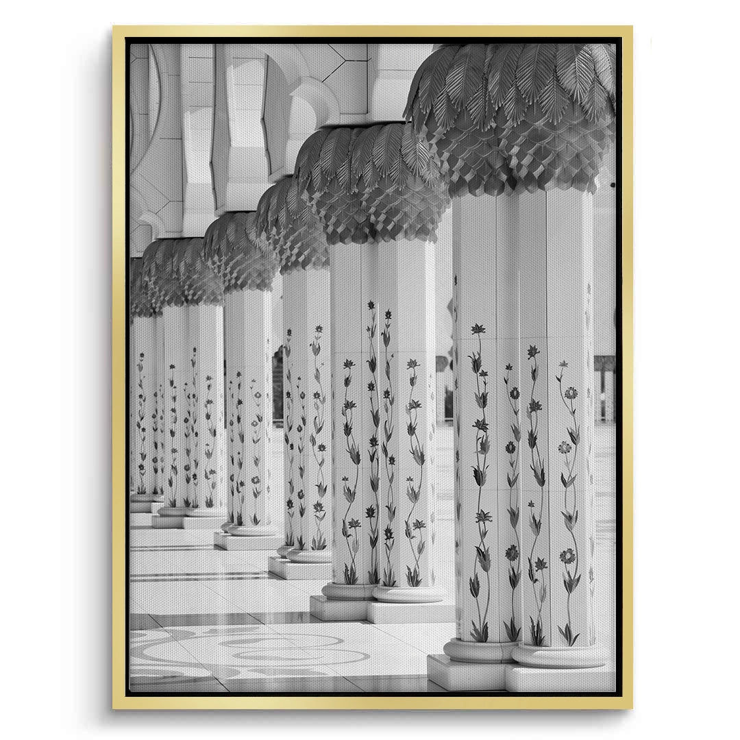 2The Floral Pillars - Canvas