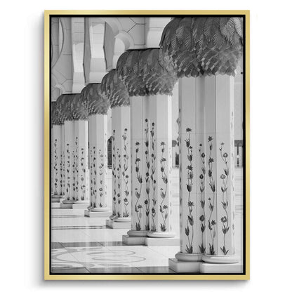 The Floral Pillars - Canvas