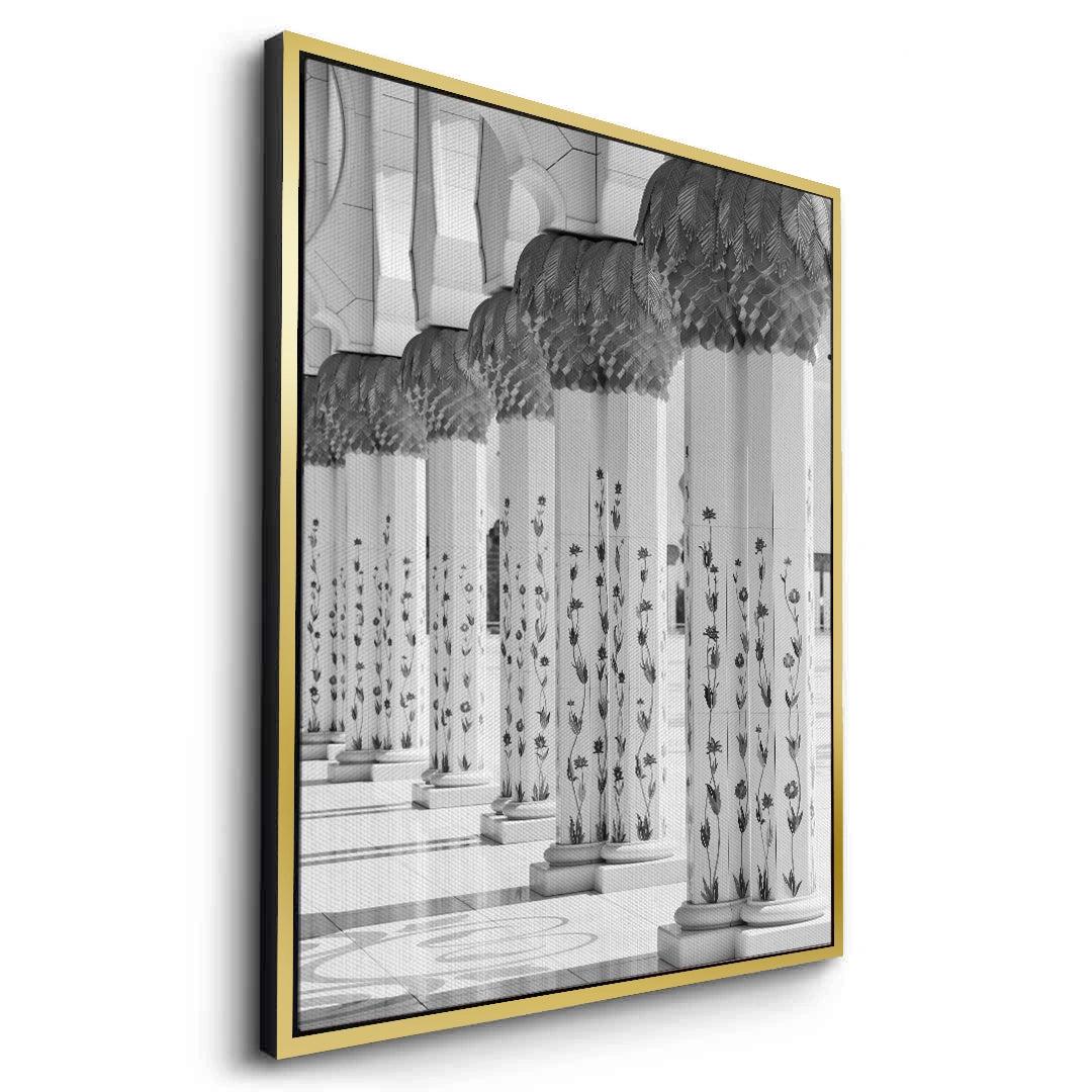 2The Floral Pillars - Canvas