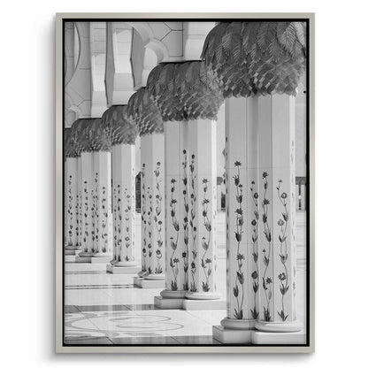 The Floral Pillars - Canvas