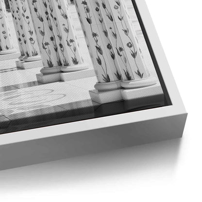 The Floral Pillars - Canvas