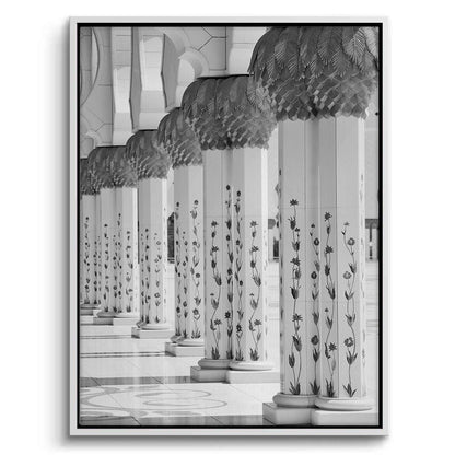 The Floral Pillars - Canvas