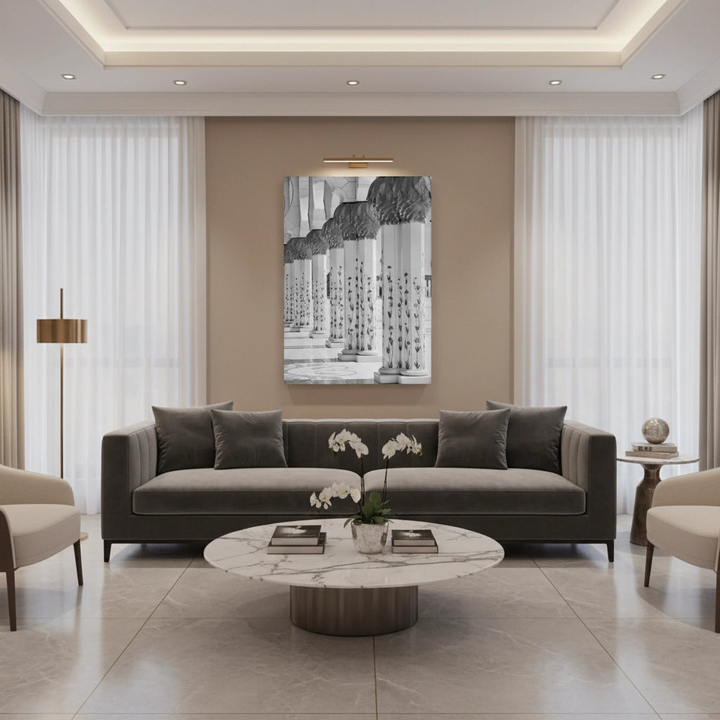 The Floral Pillars - Canvas