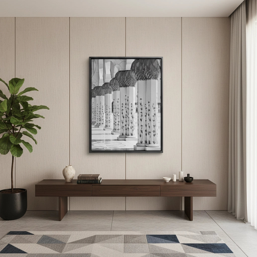 2The Floral Pillars - Canvas