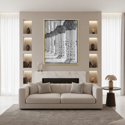 The Floral Pillars - Canvas