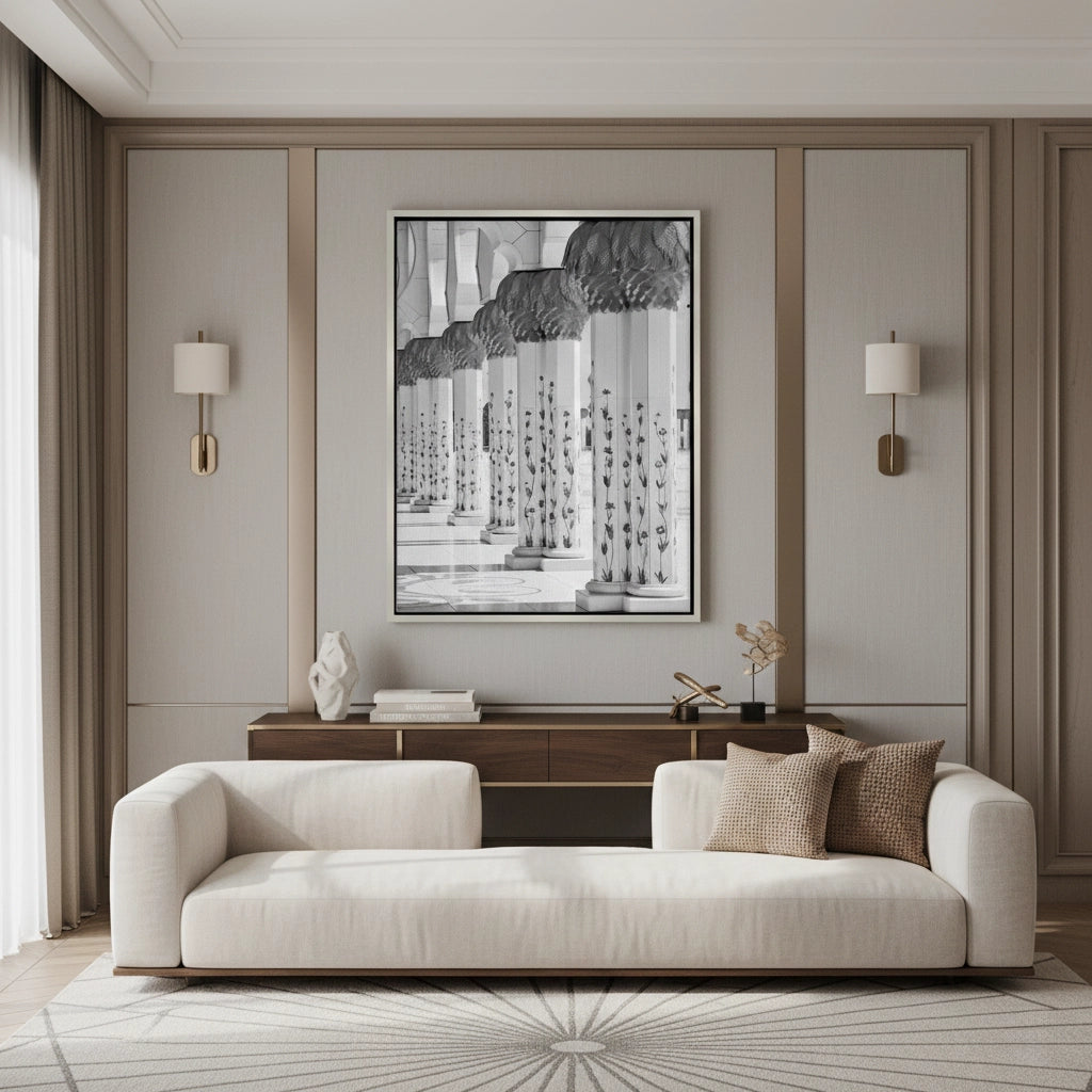 2The Floral Pillars - Canvas