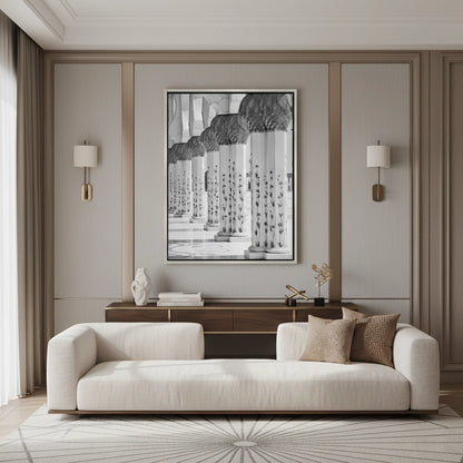 The Floral Pillars - Canvas