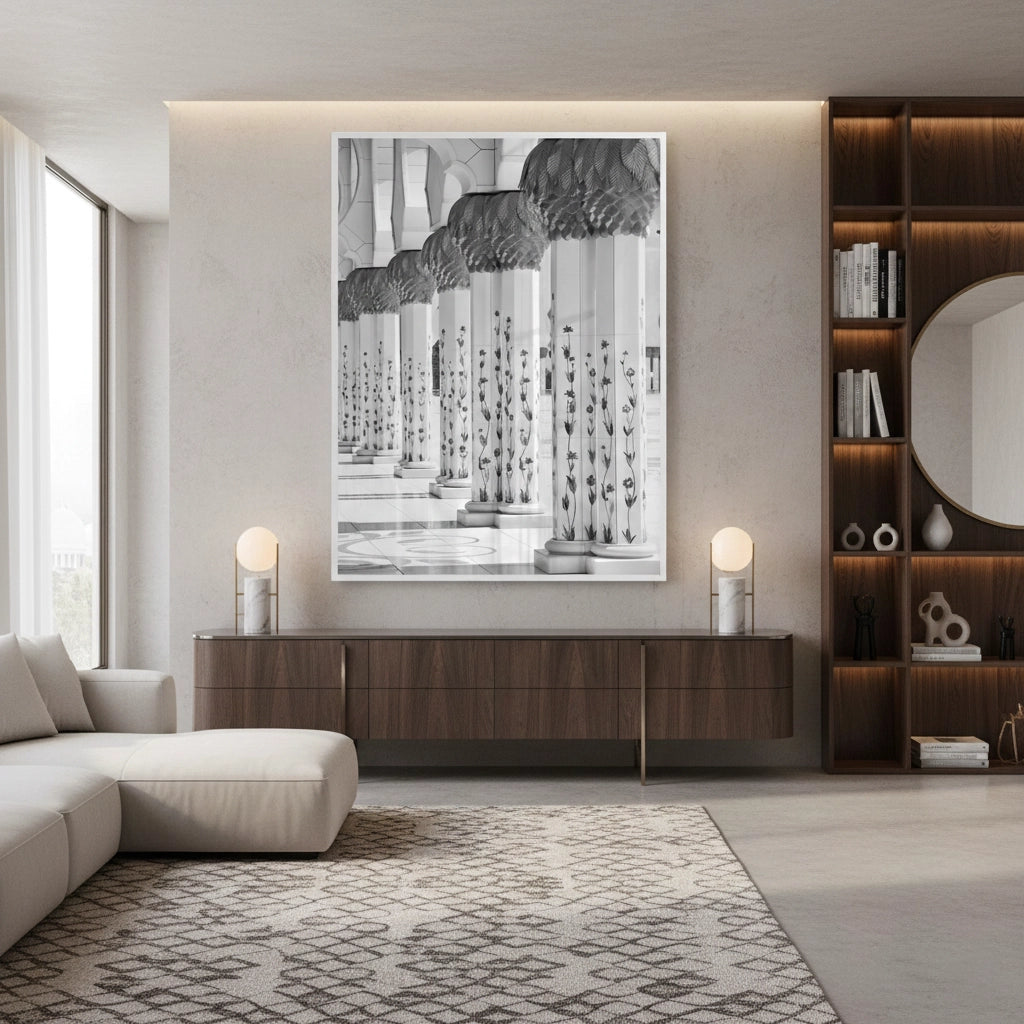 The Floral Pillars- Fine Art