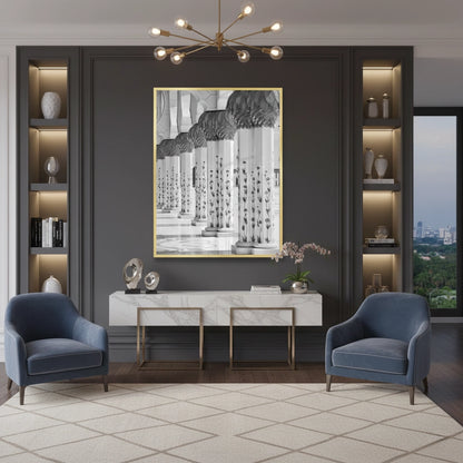 The Floral Pillars- Fine Art