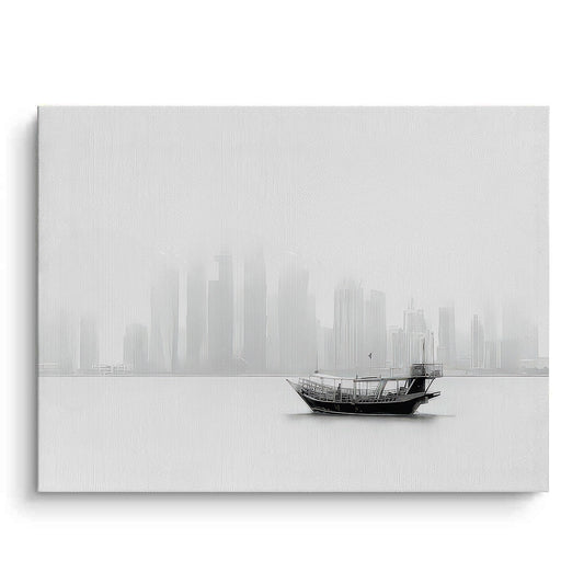The Foggy Dhow - Canvas
