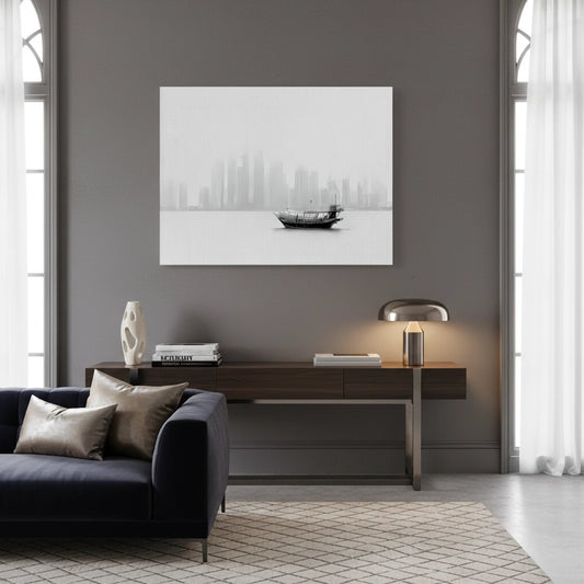 The Foggy Dhow - Canvas