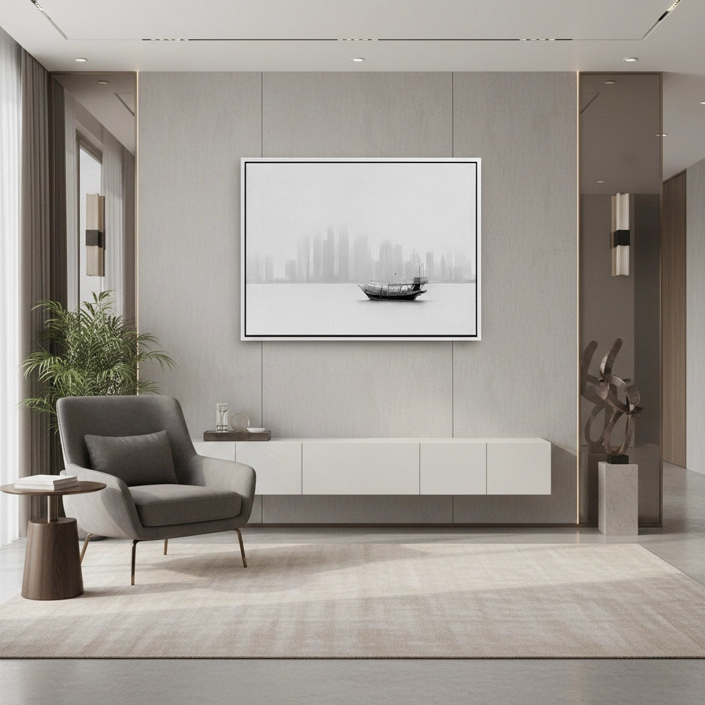 2The Foggy Dhow - Canvas