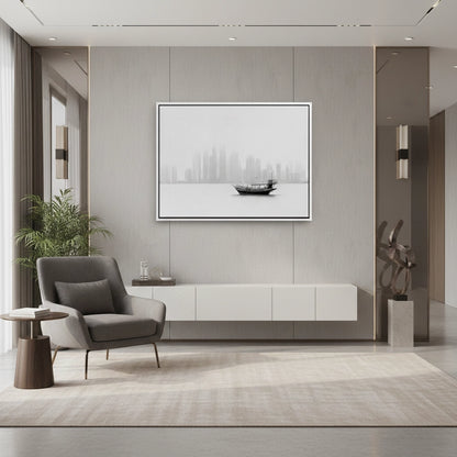 The Foggy Dhow - Canvas