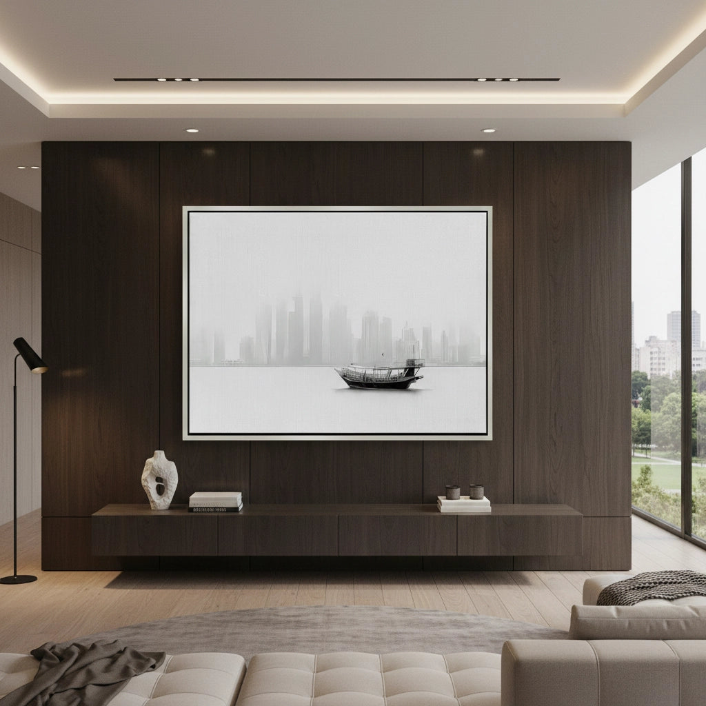 2The Foggy Dhow - Canvas