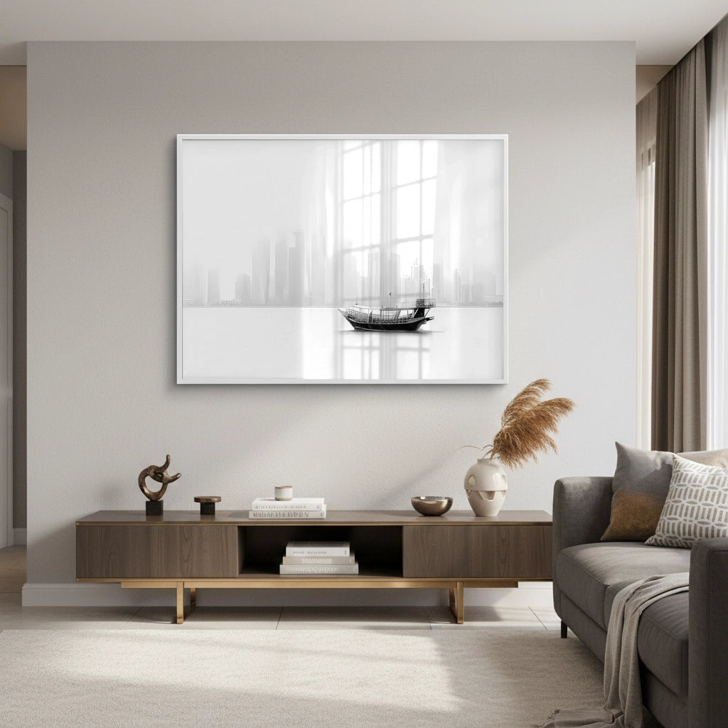 2The Foggy Dhow - Fine Art