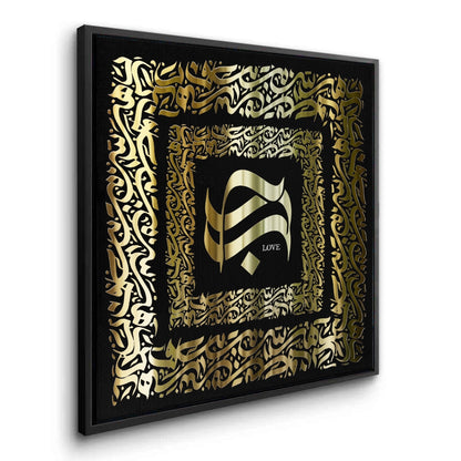 The Golden Embrace - Canvas