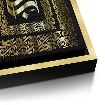 The Golden Embrace - Canvas