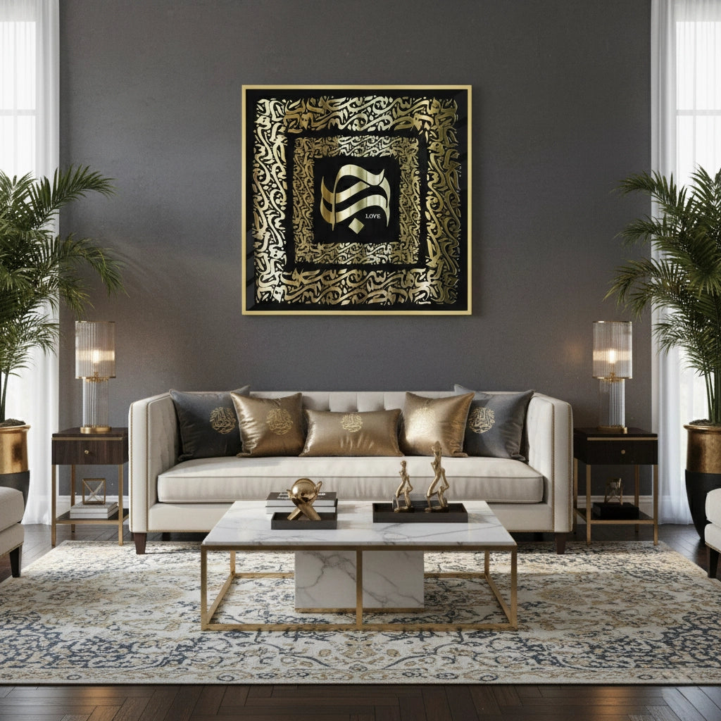 2The Golden Embrace - Fine Art