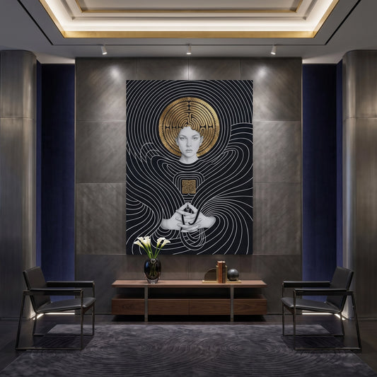 The Golden Labyrinth - Canvas