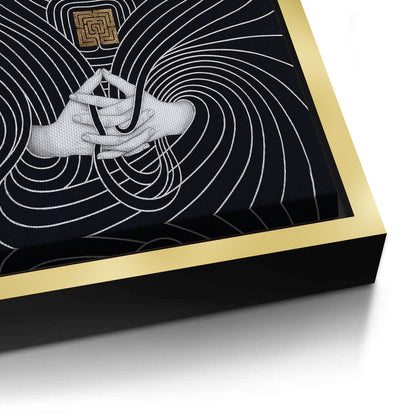 The Golden Labyrinth - Canvas