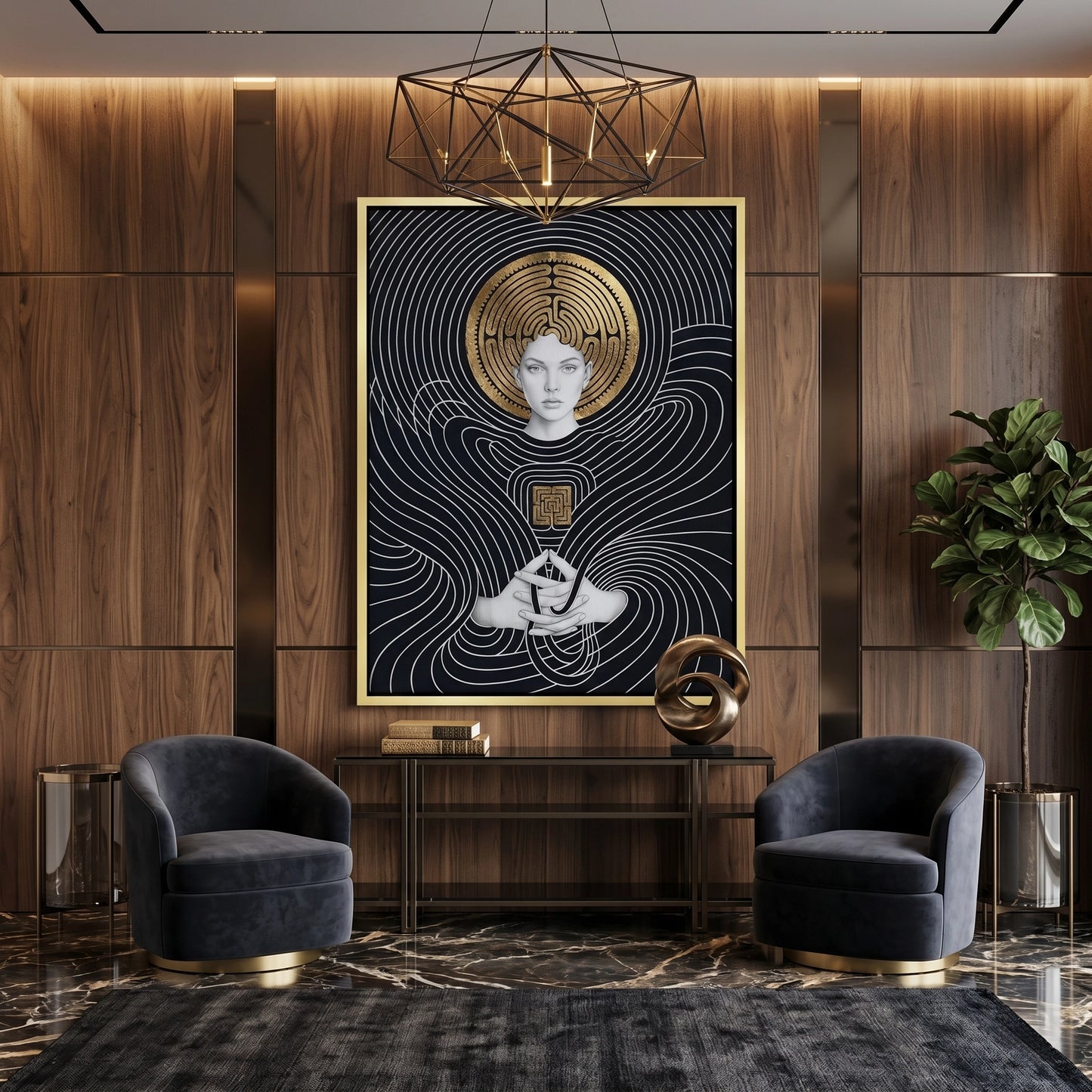 2The Golden Labyrinth - Canvas