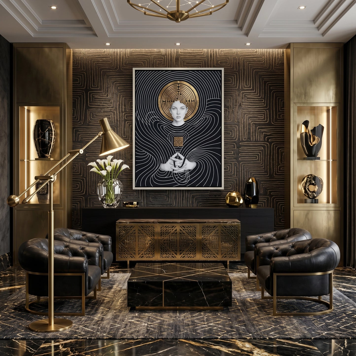 2The Golden Labyrinth - Canvas