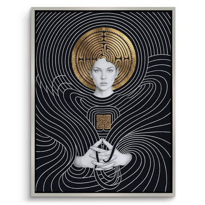 The Golden Labyrinth - Canvas