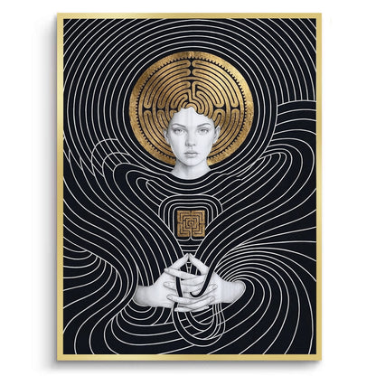 The Golden Labyrinth - Fine Art