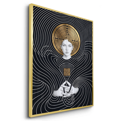 The Golden Labyrinth - Fine Art