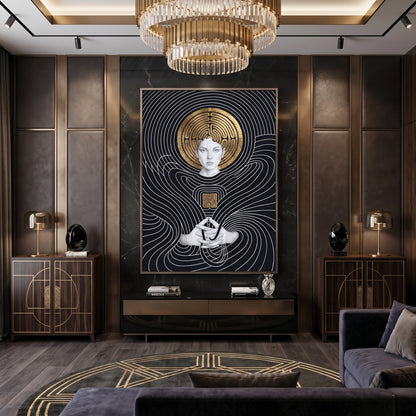 The Golden Labyrinth - Fine Art