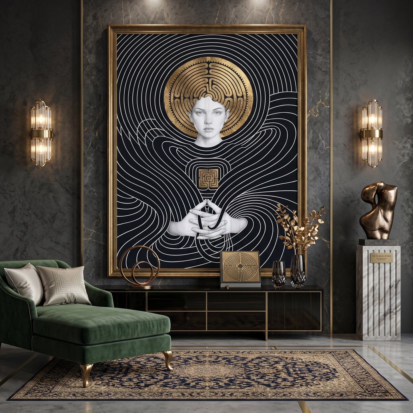 2The Golden Labyrinth - Fine Art