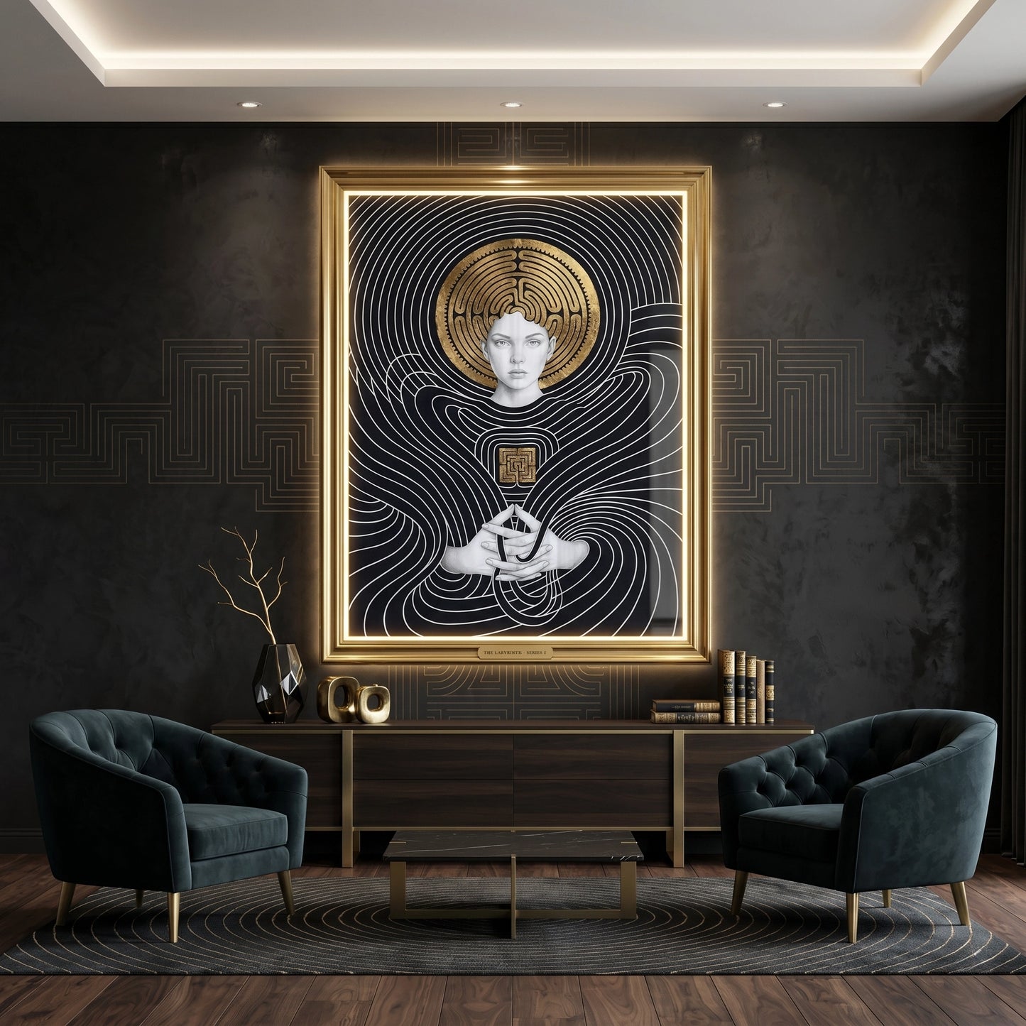 2The Golden Labyrinth - Fine Art