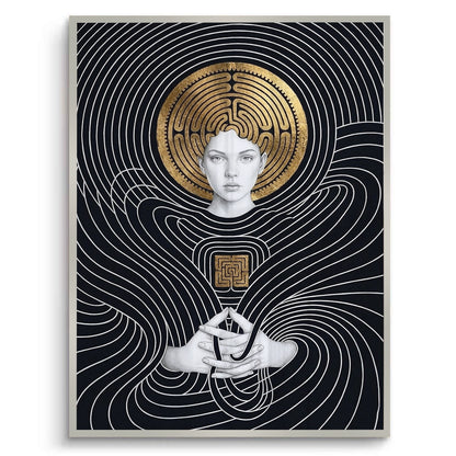 The Golden Labyrinth - Fine Art
