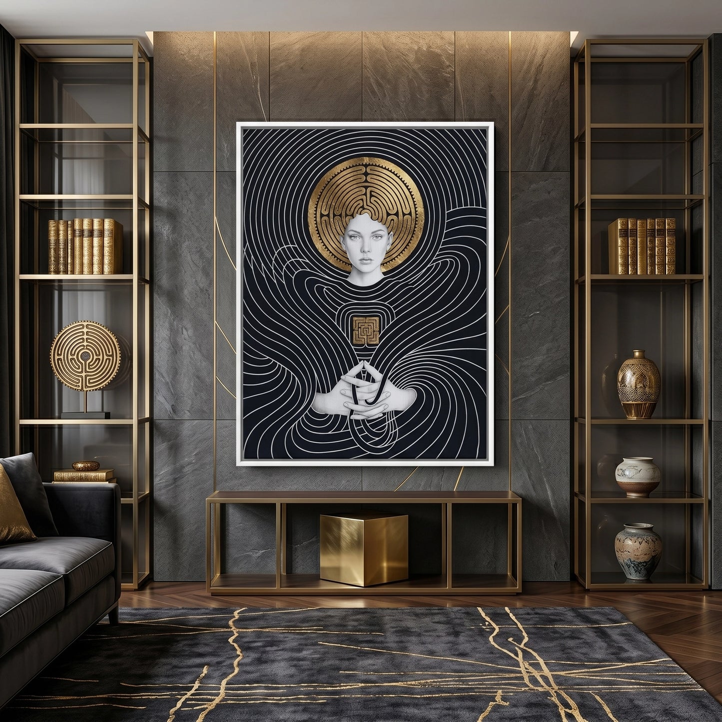 2The Golden Labyrinth - Canvas